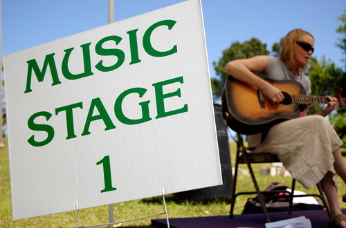 Earth Day Music — Should have asked what her name is.