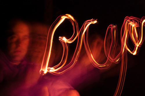 Writing with fire